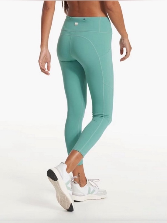 Vuori Pants - Vuori Stride Leggings High-Rise Basil Green Active Performance